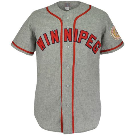 Winnipeg Goldeyes 1963 Road Jersey – Ebbets Field Flannels