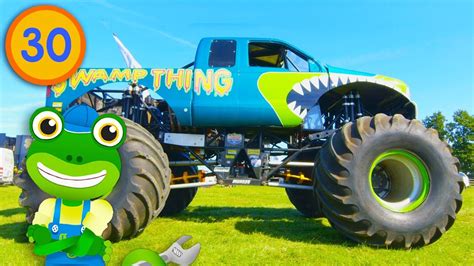 Gecko Meets A Real Monster Truck! | Gecko's Real Vehicles | Educational Videos For Toddlers ...