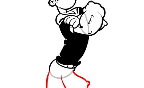 Popeye The Sailor Man Easy Drawing How To Draw Popeye The Sailor Man ...