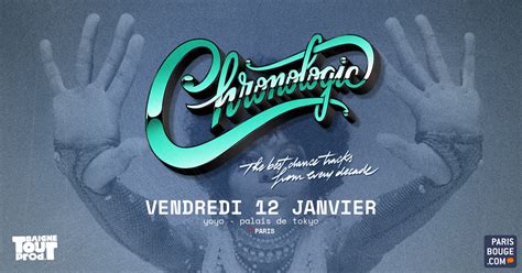 Chronologic - The best dance tracks from every decade - Le Yoyo - 12 janvier 2024