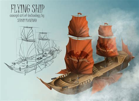 ArtStation - Flying Ship