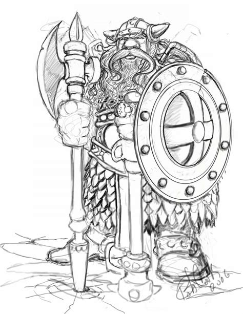 Warrior Dwarf by bcook972001 on DeviantArt