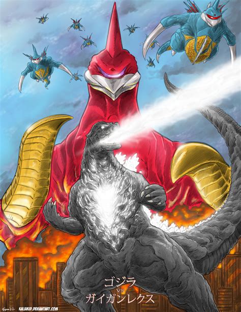 Godzilla Vs. Gigan Rex by KaijuKid on DeviantArt