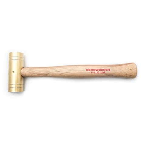 2 lb. Brass Hammer with Hickory Handle | GEARWRENCH