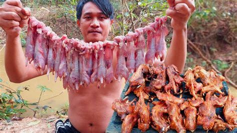 20 Of Rats Fried In One Recipe Cooked In Natural Forest - YouTube