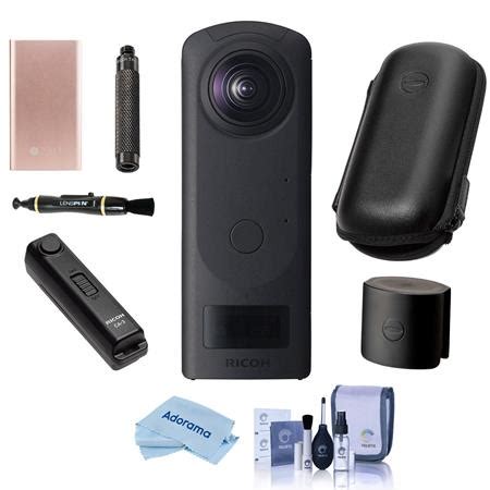 Ricoh Theta Z1 360 Degree Spherical Panorama Camera, Black - Bundle ...