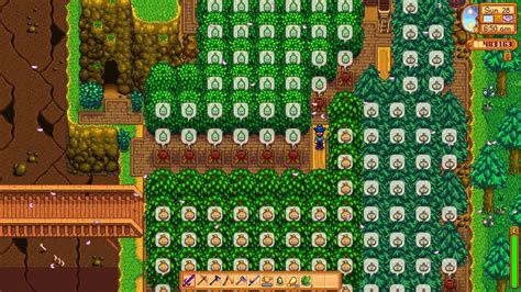 Finished my tree tapper farm at the quarry. 105 trees total, 35 of each tree. Very happy with ...