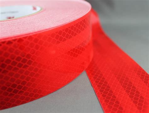 3M Red (983-72) Diamond Grade Class 1 Reflective Tape - Mine SignsMine ...