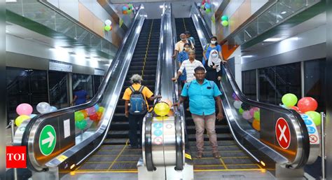 Chennai Central Metro station gets some more facilities for passengers ...