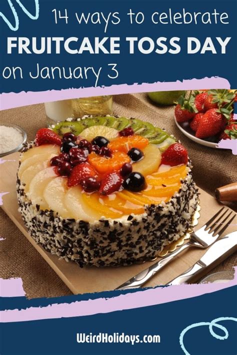 Fruitcake Toss Day (January 3) - Weird Holidays