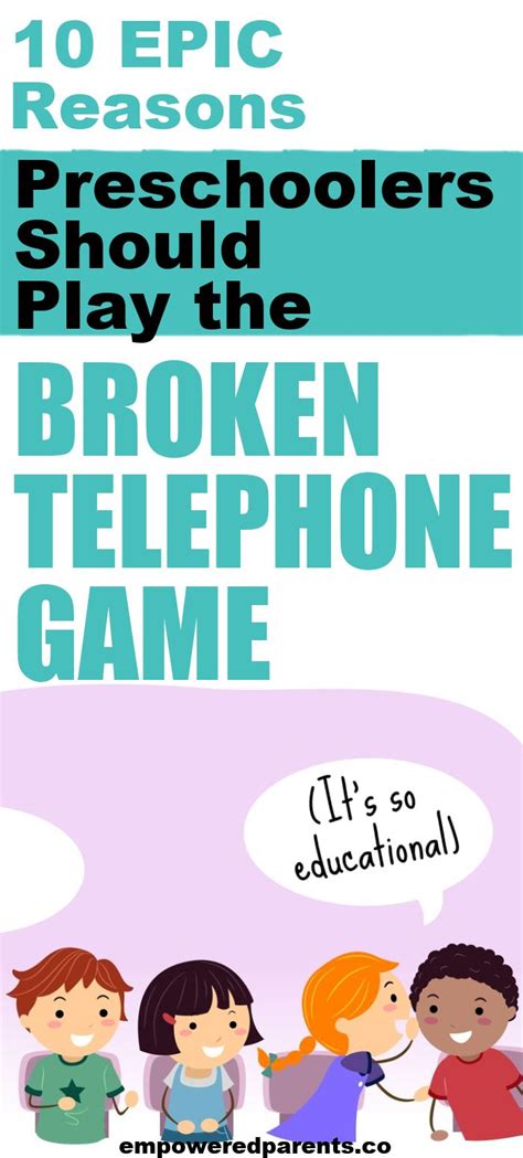 How to Play the Broken Telephone Game (+ the Best Phrases) - Empowered Parents