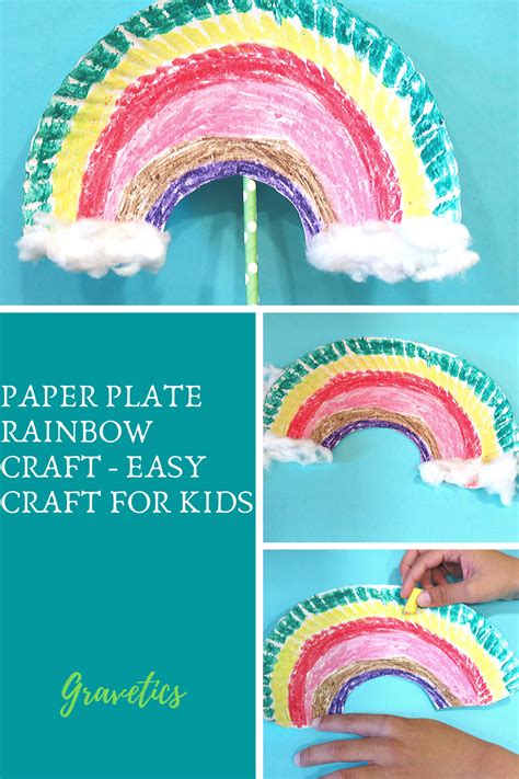 Paper Plate Rainbow Craft – Easy Craft for Kids | Rainbow crafts, Easy crafts, Easy crafts for kids