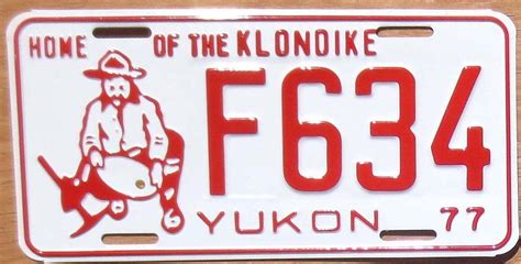 1977 Yukon License Plate F634 | License plates for sale, Car license plate, Car license plates