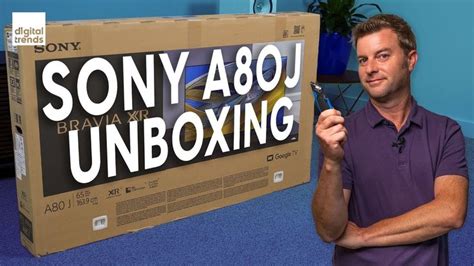 Sony A80J OLED Unboxing, Setup, First Impressions | Sony XR65-A80J