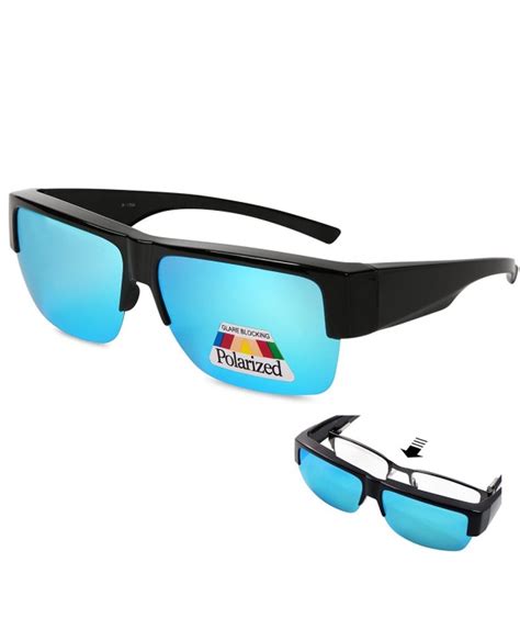 Fit Over Polarized Sunglasses For Men - Wear Over Prescription Glasses - CL182HO78LZ