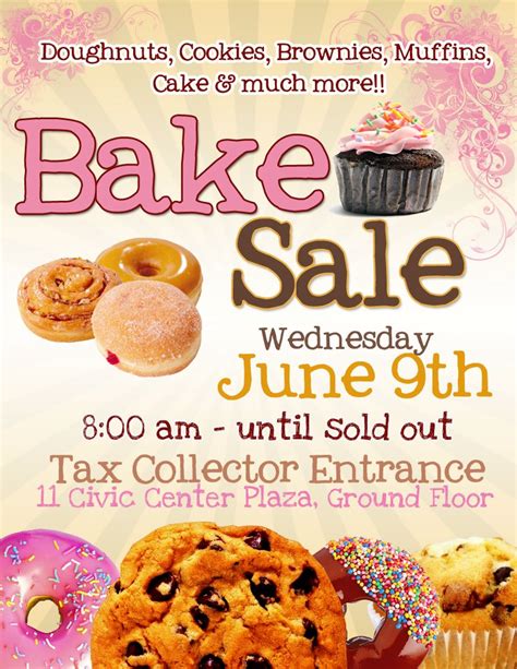 Bake Sale Flyer Template Free cakepins.com | Bake sale flyer, Bake sale, Bake sale poster