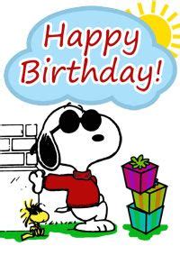 snoopy birthday cards free | Snoopy Birthday Card - Print it now ...