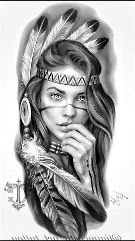 Native American Drawing, American Indian Tattoos, Native American Girls, Native American Artwork ...