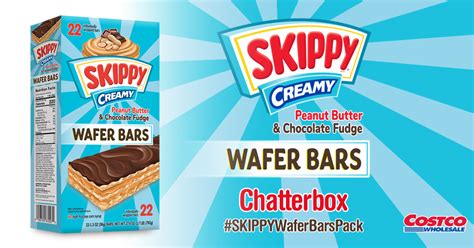 Apply to host a SKIPPY Creamy Peanut Butter & Chocolate Fudge Wafer Bars Chatterbox with Ripple ...