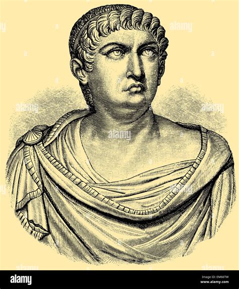 Nero (37 - 68), Roman emperor Stock Photo - Alamy