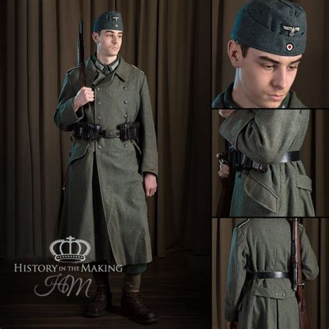 1940-German Infantry-Winter Greatcoat-Converted Swedish Uniform ...