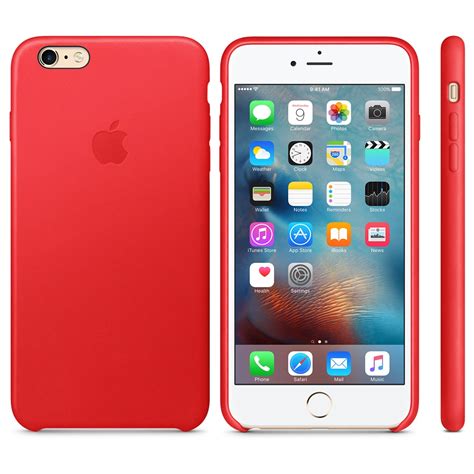 Official iPhone 6s and 6s Plus PRODUCT(RED) Leather Case Released