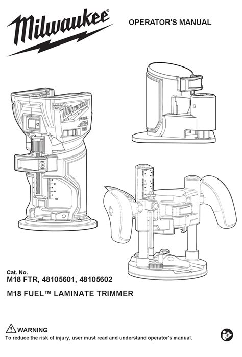 MILWAUKEE M18 FUEL 48105601 OPERATOR'S MANUAL Pdf Download | ManualsLib