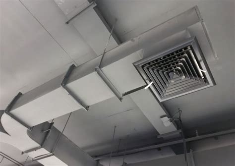 Modern Air Duct System in Building Interior