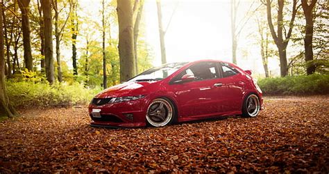 Slammed Honda Civic Si Wallpaper