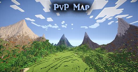 Custom Terrain PvP Map Minecraft Map