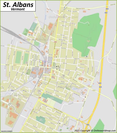 St. Albans Map | Vermont, U.S. | Maps of St. Albans