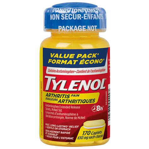 Tylenol* Arthritis Pain - 170 caplets | London Drugs