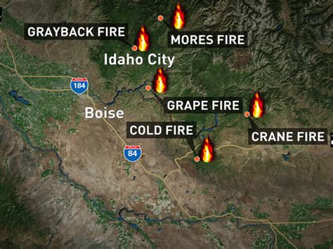 Lightning sparks new wildfires across SW Idaho