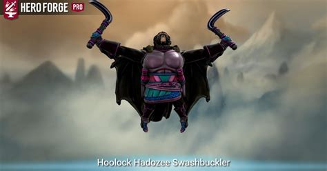 Hoolock Hadozee Swashbuckler - made with Hero Forge