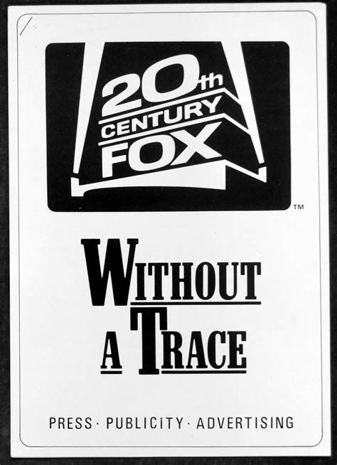 WITHOUT A TRACE | Rare Film Posters