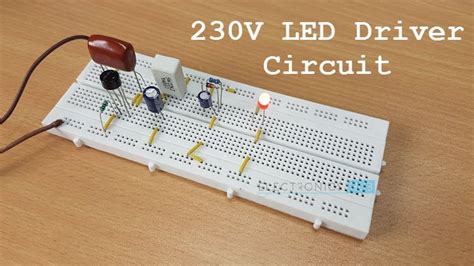 230v LED Driver Circuit | Led drivers, Led, Circuit