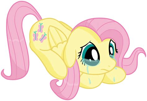 Crying Fluttershy by transparentpony on deviantART