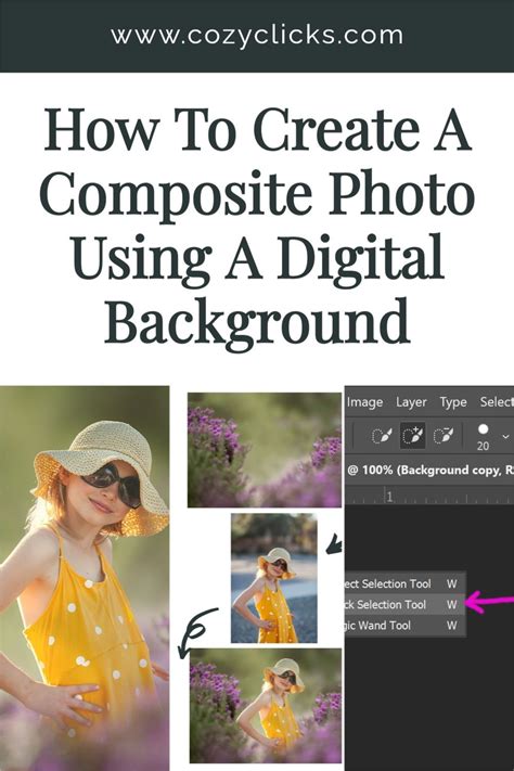 How To Create A Composite Photo Using A Digital Background in 2021 | Photography tips, Dslr ...