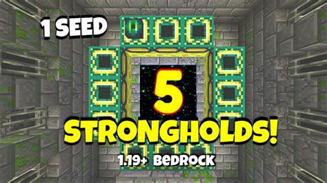 🔥 (BEST SEED) Minecraft 1.19 STRONGHOLD SEED Bedrock | Best Minecraft ...