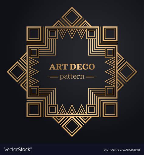 Gatsby art deco background Royalty Free Vector Image