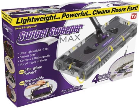 Ontel Swivel Sweeper Max - Rechargeable & Cordless Vacuum, 1 - Kroger