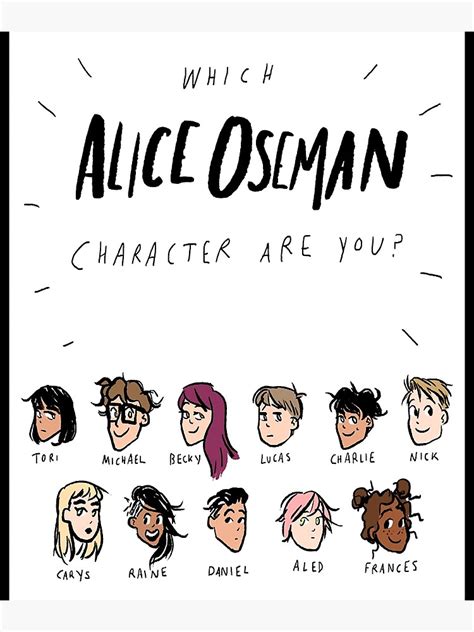 "Alice oseman story characters " Poster for Sale by ketlerowbabstk3 ...