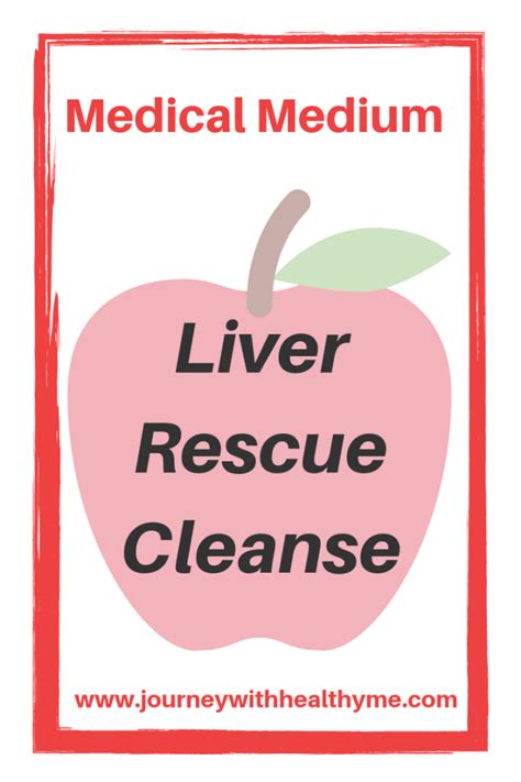 Medical Medium Liver Rescue Cleanse - Journey With Healthy Me