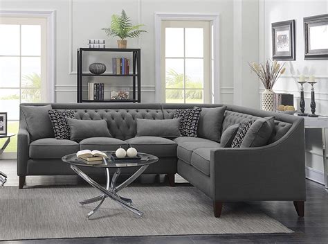 The Greatest Ashley Furniture Sectional Sofa in Pewter Fabric Review