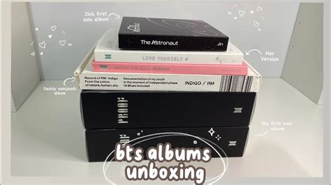 BTS albums unboxing 🫶💜 (getting my first ever album) - YouTube