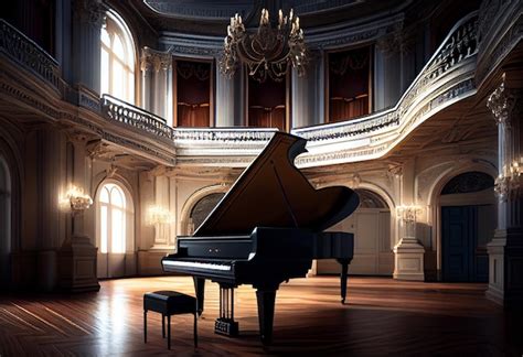 Premium Photo | Beautiful piano in concert hall