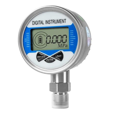 LCD Display Digital Pressure Gauge Digital Fuel Oil Air Hydraulic Pressure Meter - Pressure ...