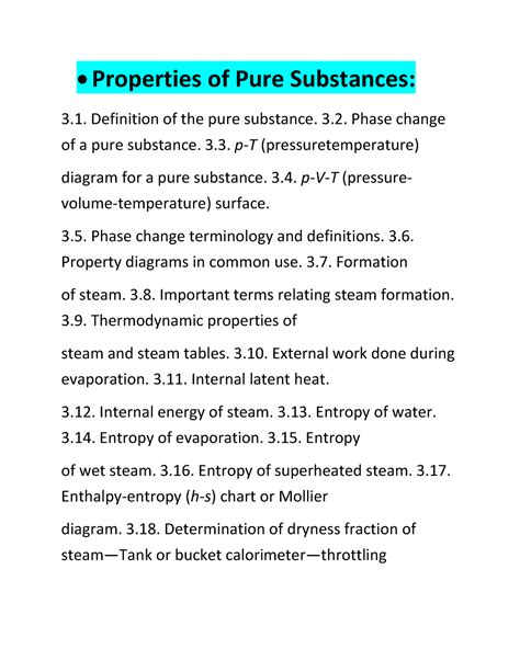 Properties of Pure Substances - Properties of Pure Substances ...