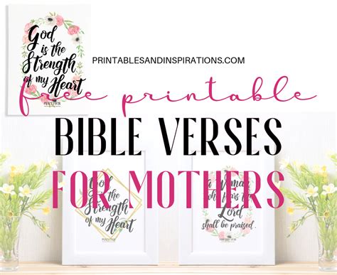 Free Printable Mothers Day Bible Verses