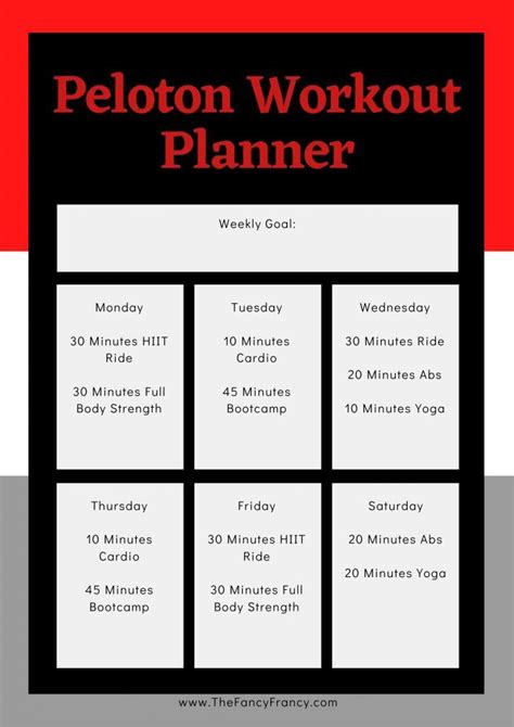 Peloton workout schedule, Peloton workout plan beginners, Peloton full ...